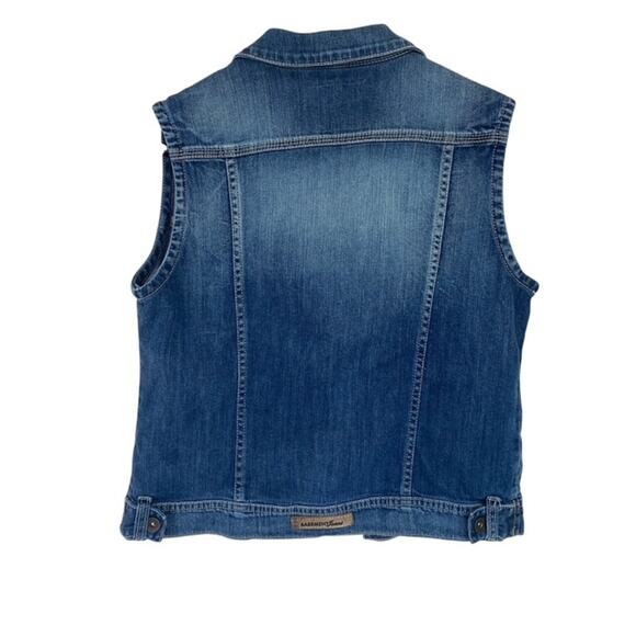 Basement Jeans "My Jacket" Denim Button Front Vest - Large - Picture 3 of 5